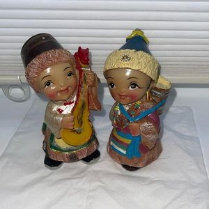 Tibetan ceramic dolls